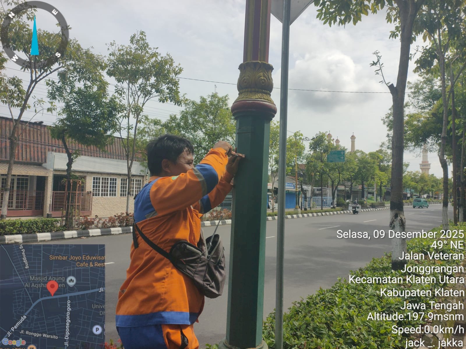 MCB PJU Aman Beroperasi, Penerangan Veteran Jonggrangan Pulih Normal Kembali