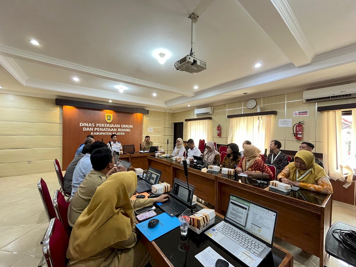 Koordinasi Permohonan Bangunan Gedung, Sinergitas Lintas Dinas Perkuat Perizinan Konstruksi di Klaten