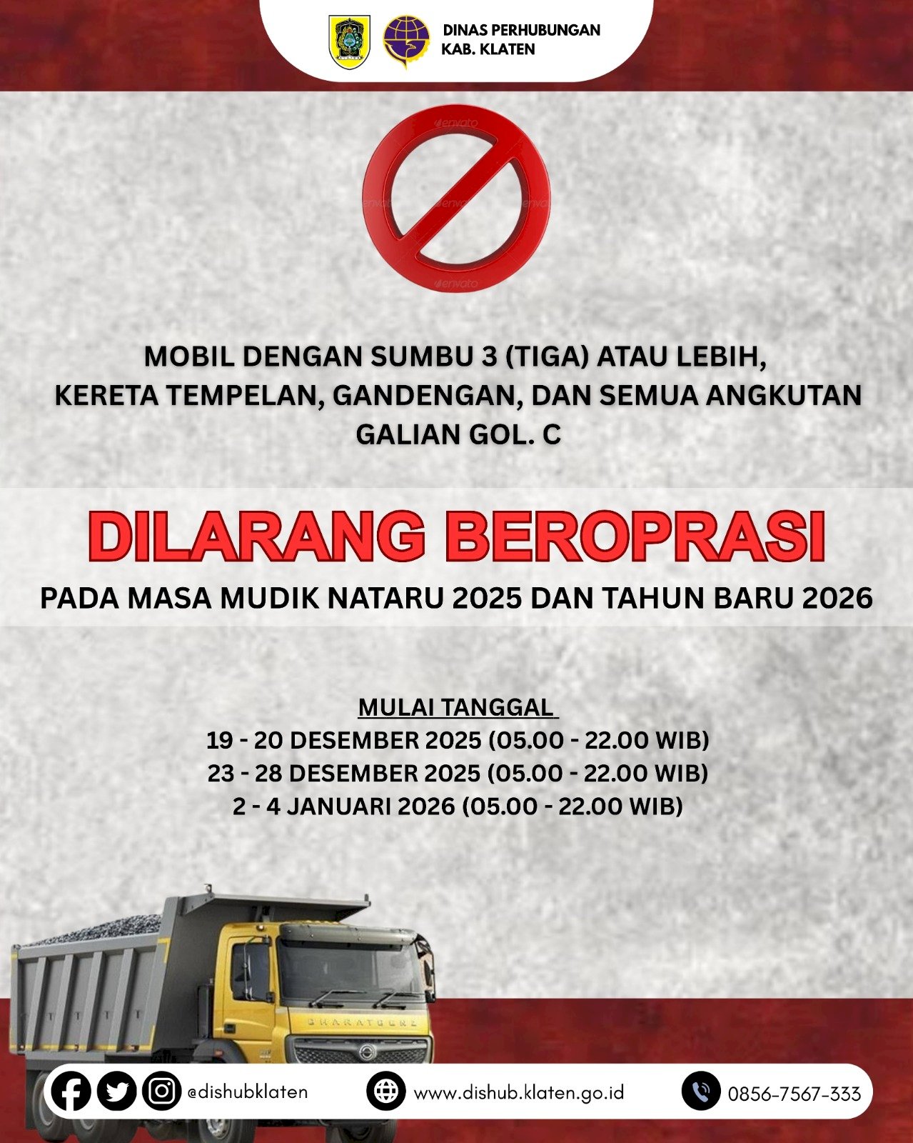 Truk Golongan C Dilarang Operasi saat NATARU, Ini Langkah Cerdas untuk Jalan Tetap Bagus dan Mudik Aman