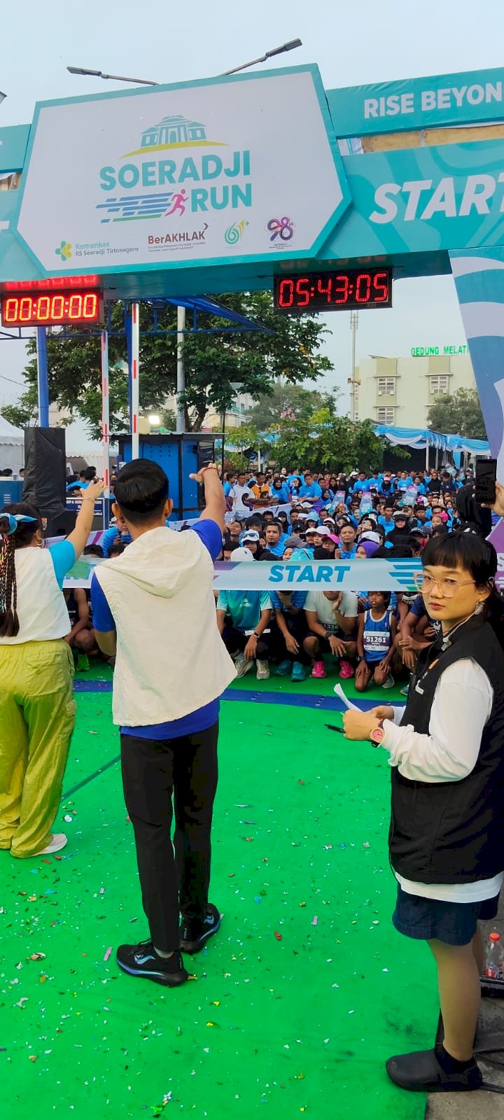 Maraton Pengawalan! Tim Patwal Dishub Klaten Sigap Dampingi Bupati dari Garis Start hingga Luar Kota
