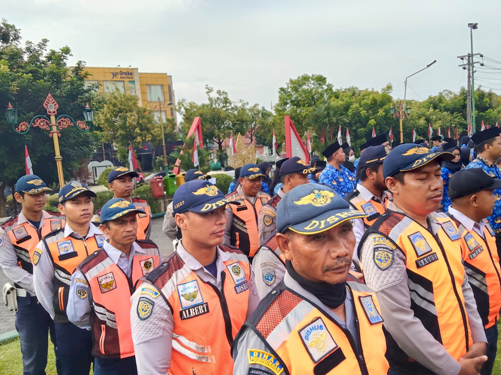 Merah Putih di Dada! Dishub Klaten Khidmat Ikuti Upacara Hari Bela Negara ke-77