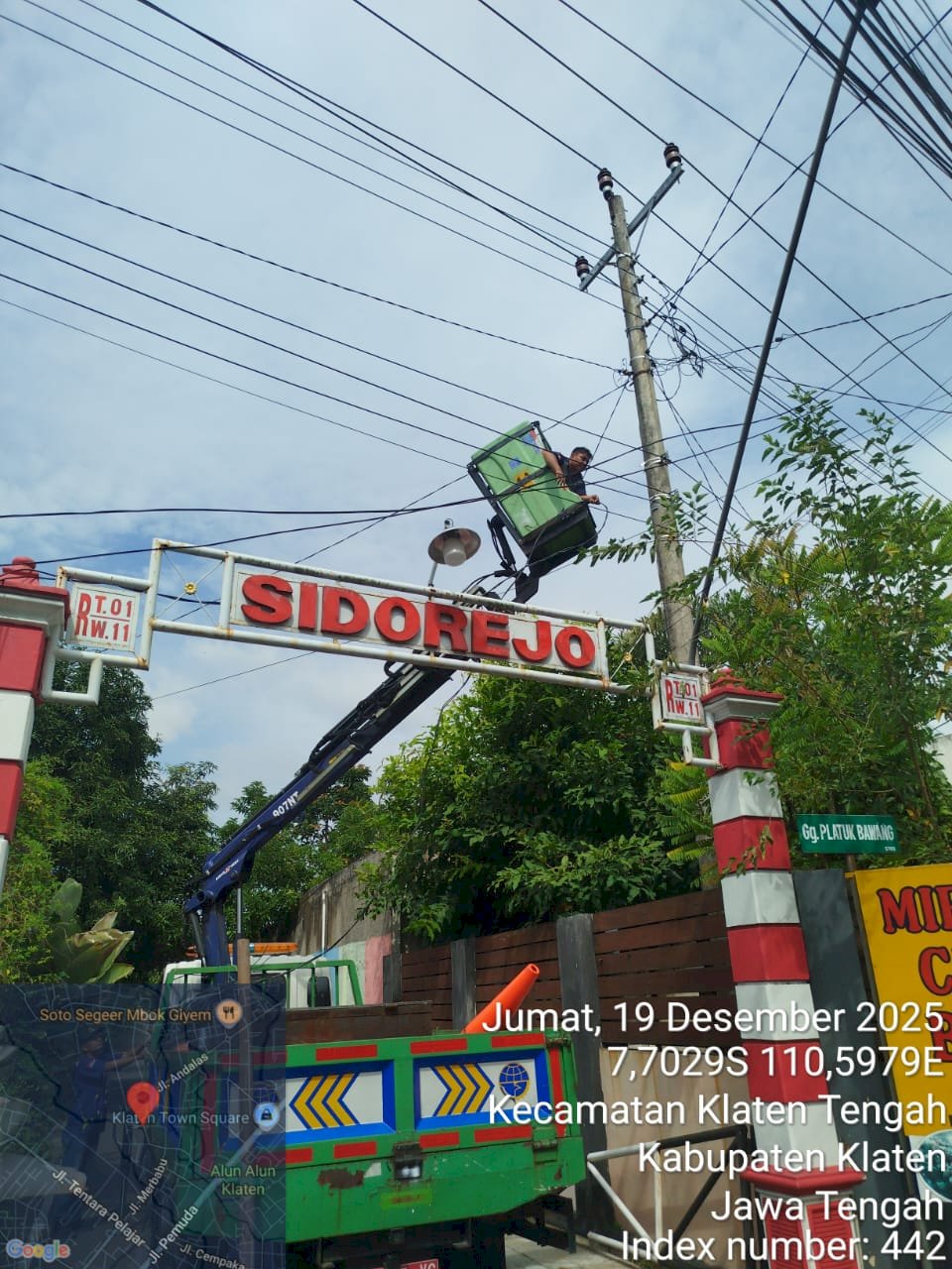 Respon Cepat Dishub Klaten: Perbaiki PJU Mati di Jl. Andalas Akibat Jaringan Putus