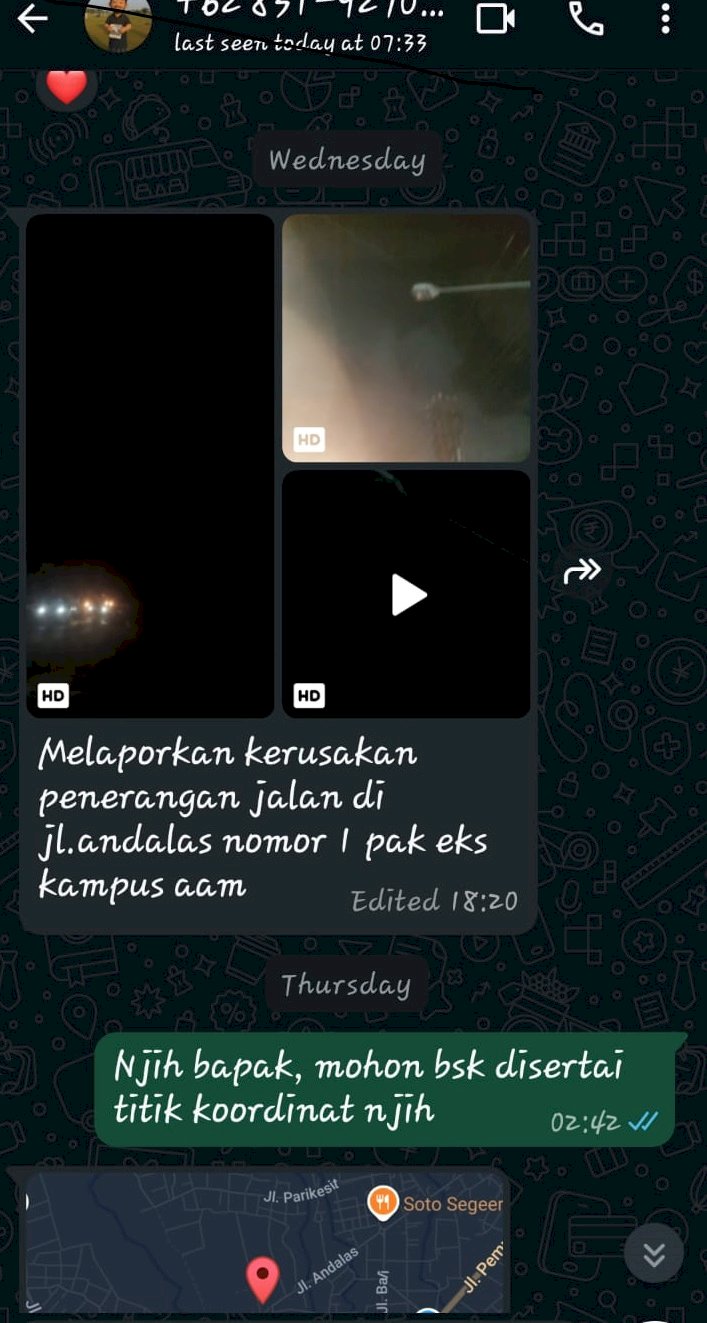 Respon Cepat Dishub Klaten: Perbaiki PJU Mati di Jl. Andalas Akibat Jaringan Putus