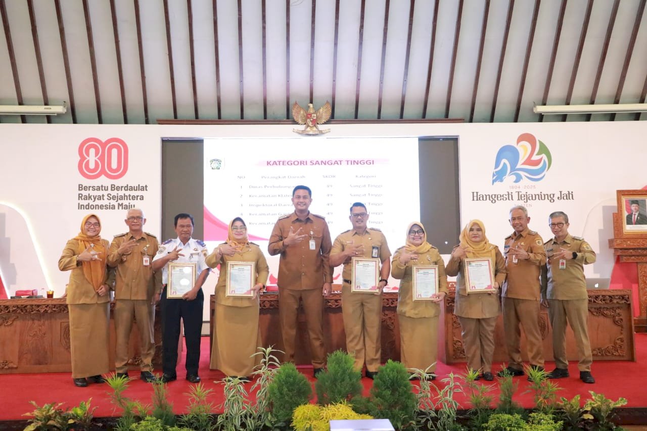 KITA JUARA! Dishub Klaten Sabet Skor Tertinggi KOPD 2025: Bukti Kerja Keras Bukan Kaleng-Kaleng!