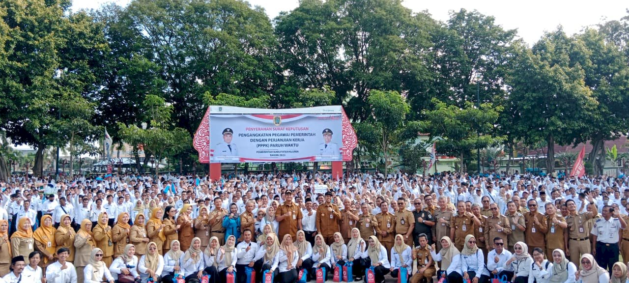 Resmi! Ribuan Pegawai Terima SK PPPK Paruh Waktu: Babak Baru Pengabdian untuk Klaten yang Lebih Maju