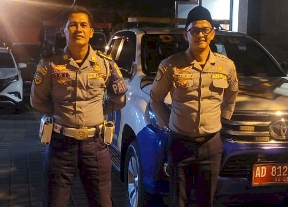 Pengamanan Lancar! Tim Patroli Dishub Klaten Kawal Bupati ke Pengajian Akbar 1000 Hari Almarhum | Dishub Klaten