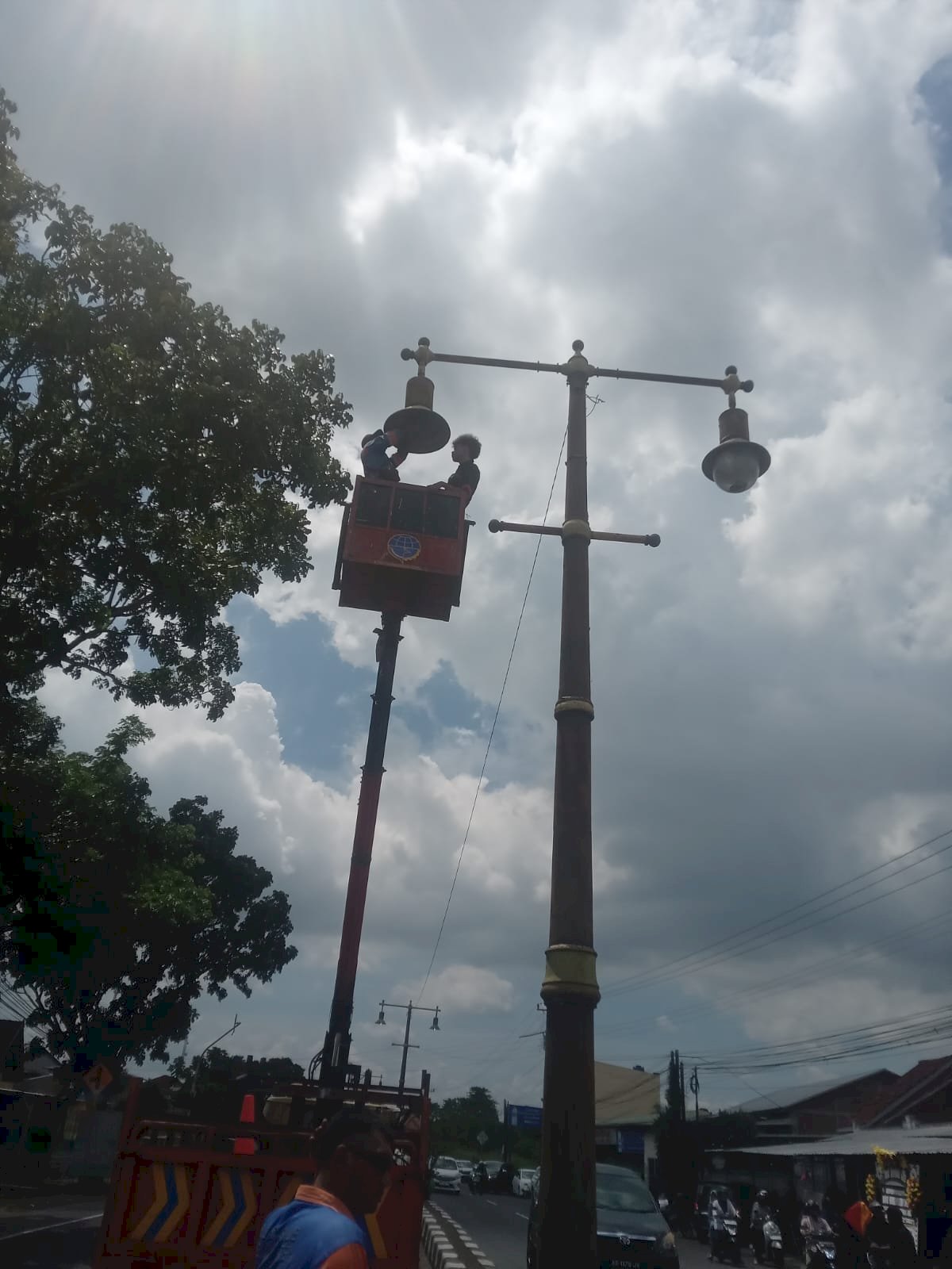 Terang Benderang! Dishub Upgrade PJU Ruas PKU Muhammadiyah Delanggu