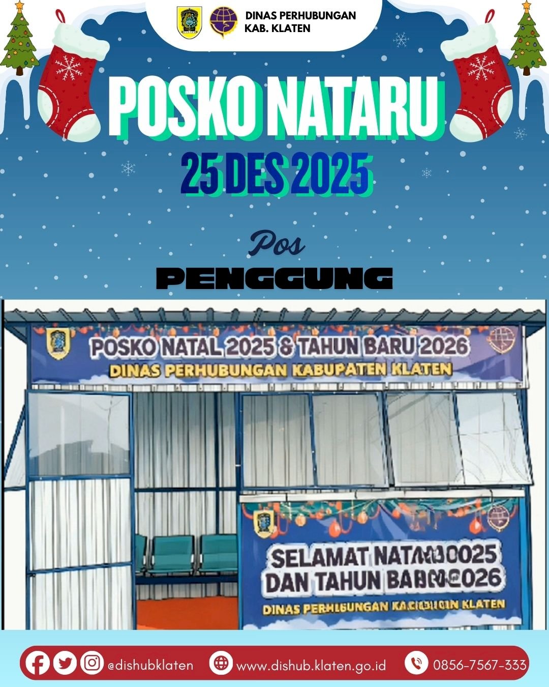 Posko Penggung All Clear! Arif Laporkan Arus Natal Rame Lancar Terkendali