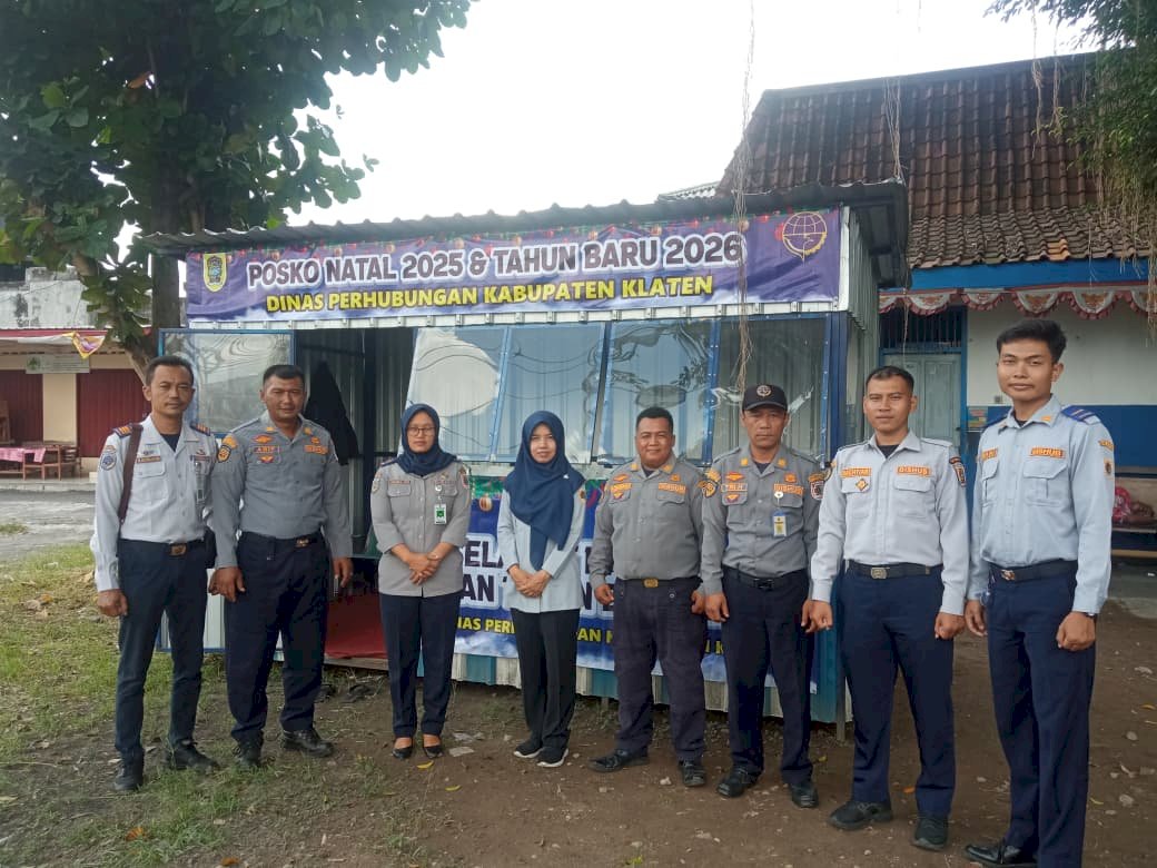 Kepala Dishub Klaten & Tim "Gaspol" Tinjau Posko Nataru