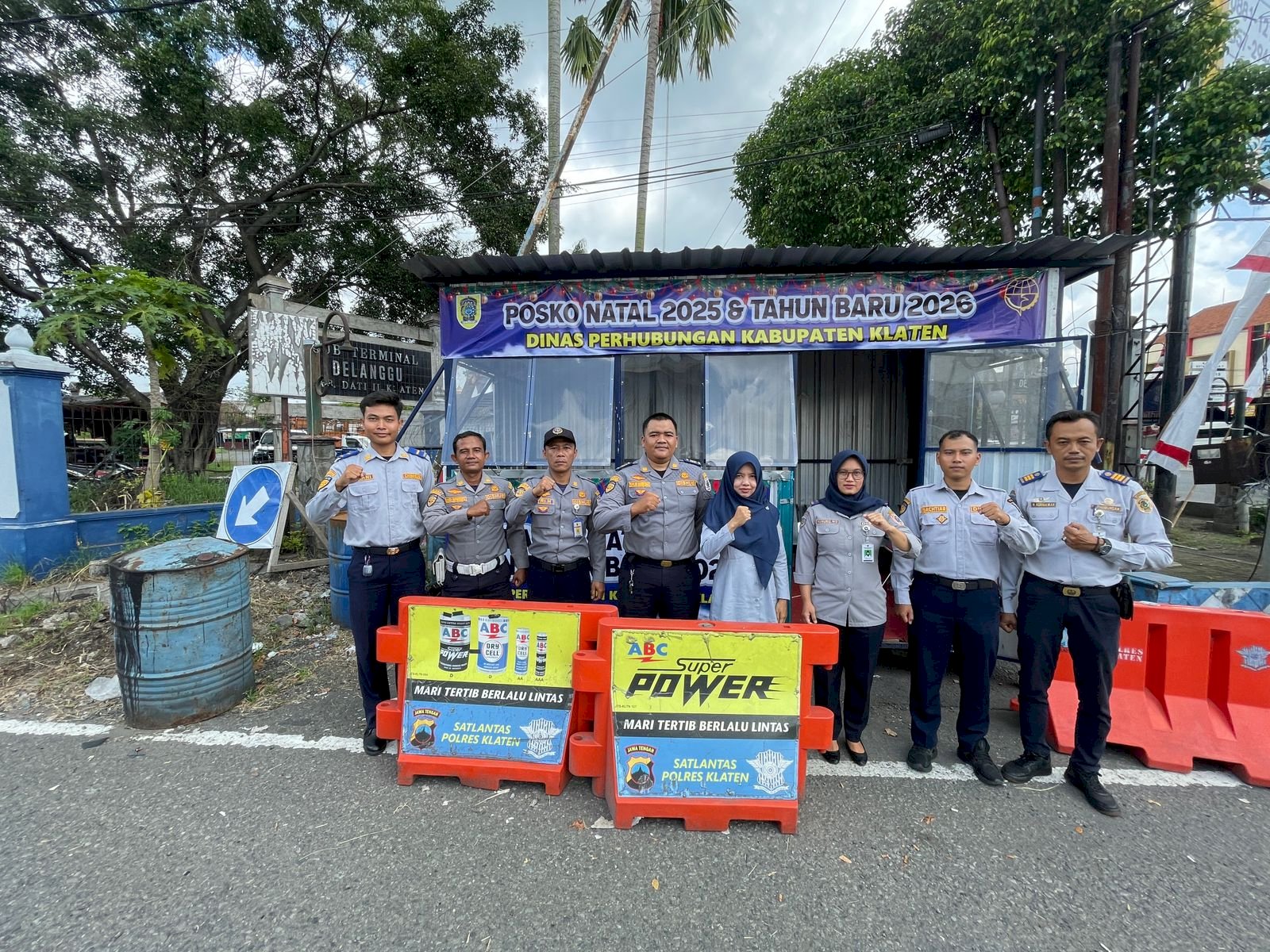 Kepala Dishub Klaten & Tim "Gaspol" Tinjau Posko Nataru