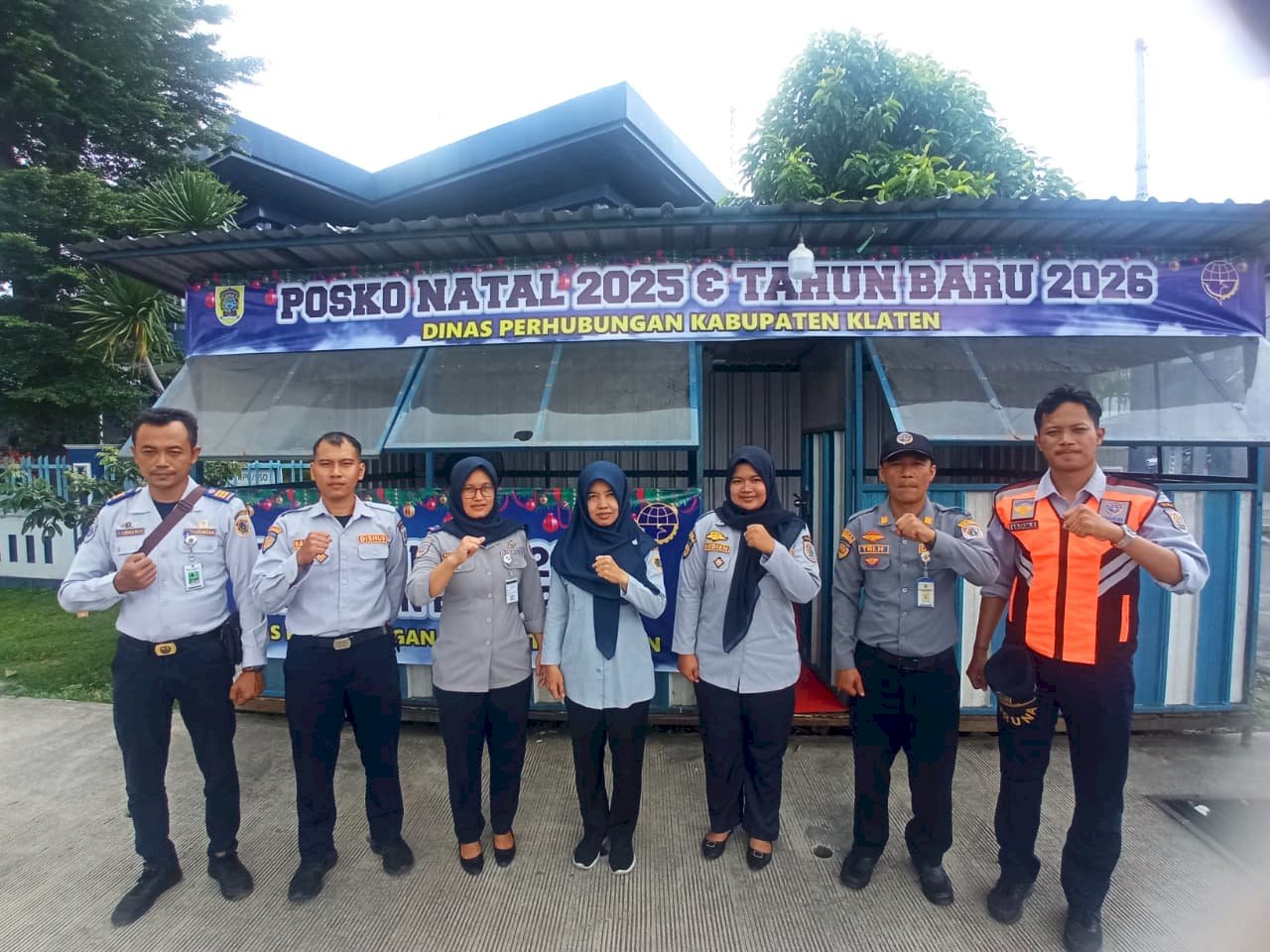 Kepala Dishub Klaten & Tim "Gaspol" Tinjau Posko Nataru