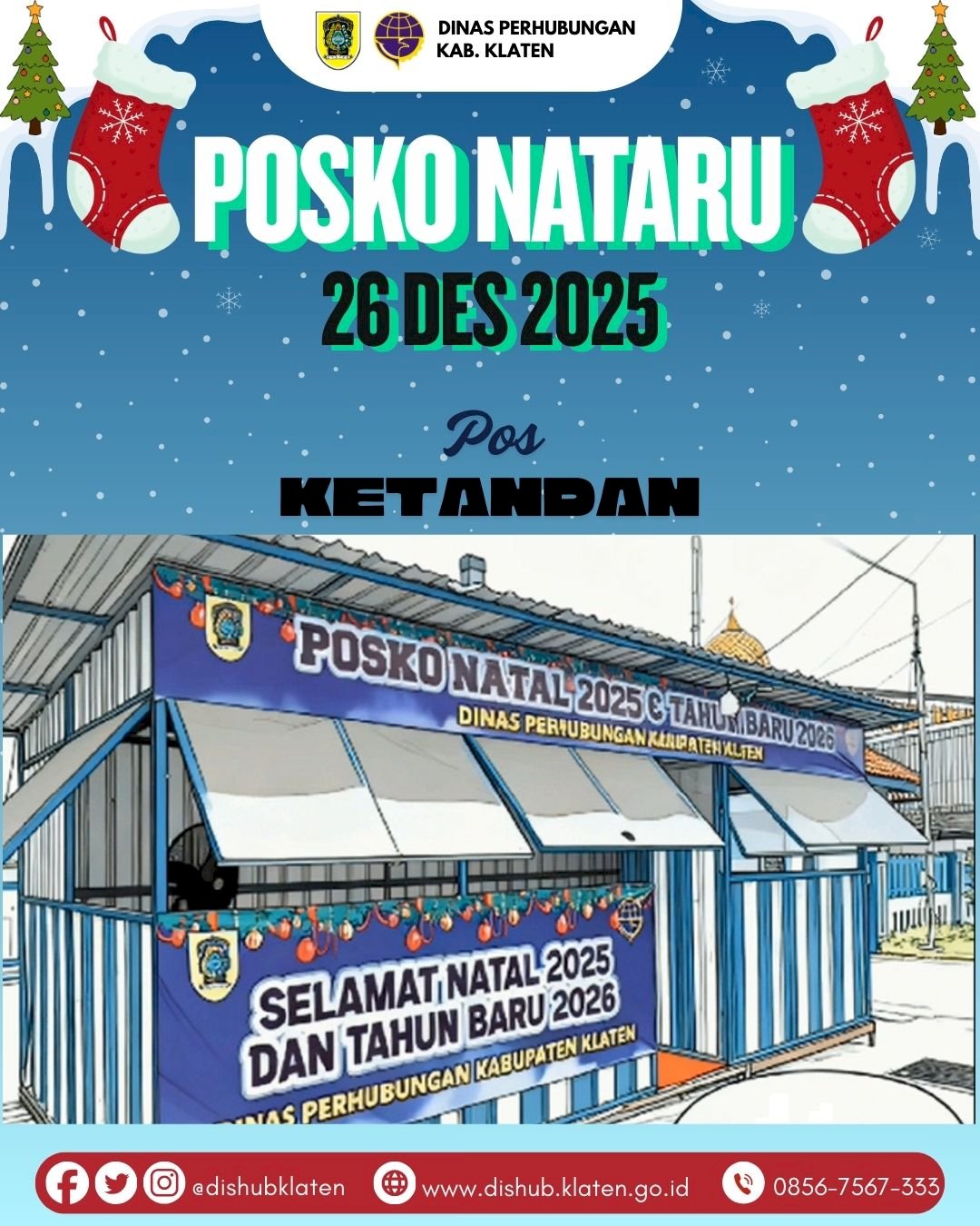 Posko Ketandan Ramai Lancar! Dhani Lapor Kondisi Lalin Natal Terkendali 