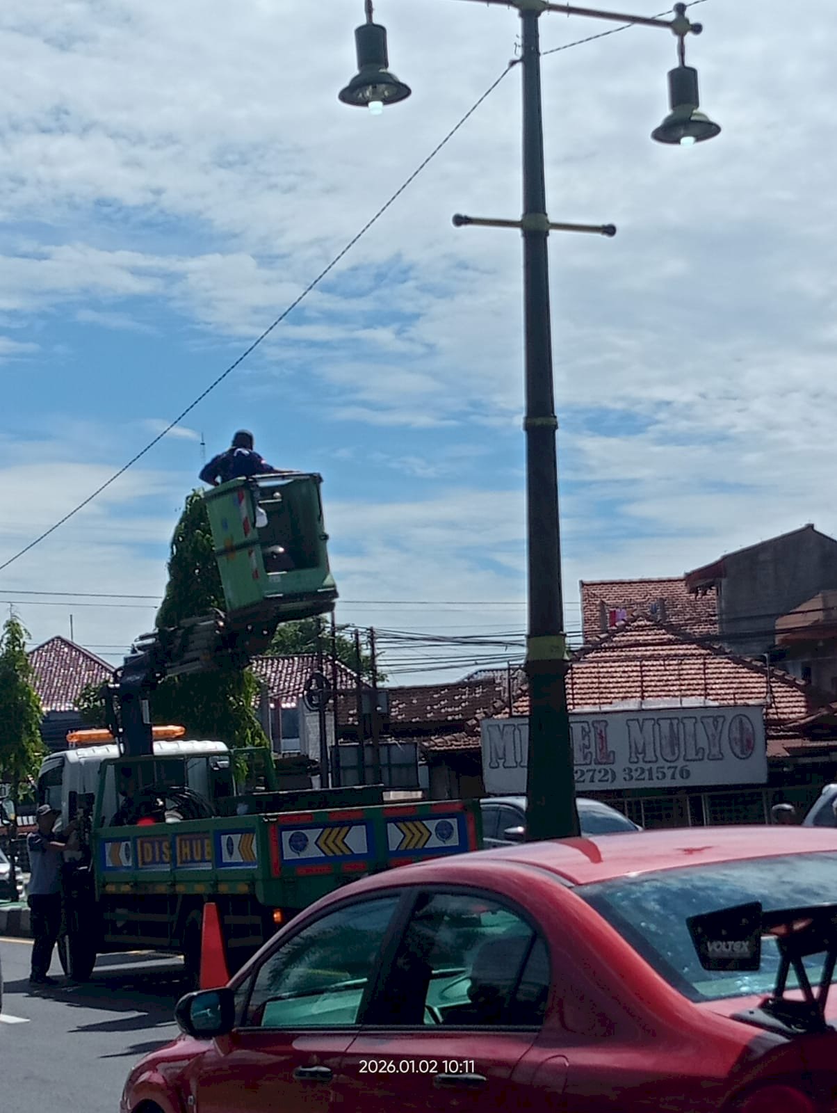 Perbaikan Lampu PJU Belang Wetan, Ruas Jogja-Solo 2 Januari 2026 