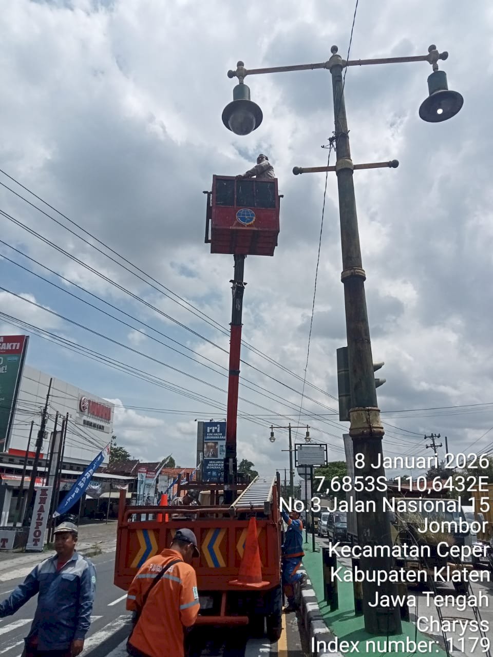 12 Titik Lampu PJU Jalan Nasional Mlese-Al Aqsho Diperbarui, Kharis Setiawan & Tim Dishub Gercep Upgrade Terangnya Klaten