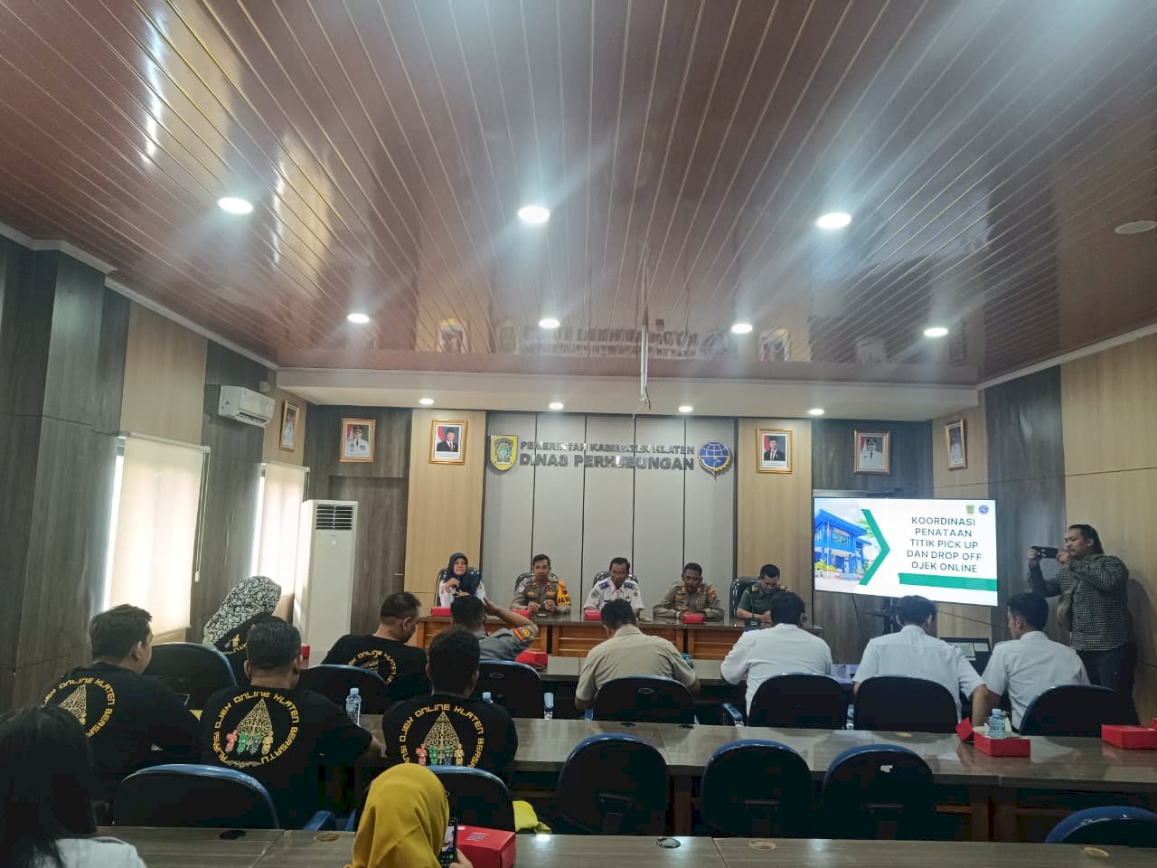 Rakor Penataan Pick Up & Drop Off Ojek Online Klaten Lancar!