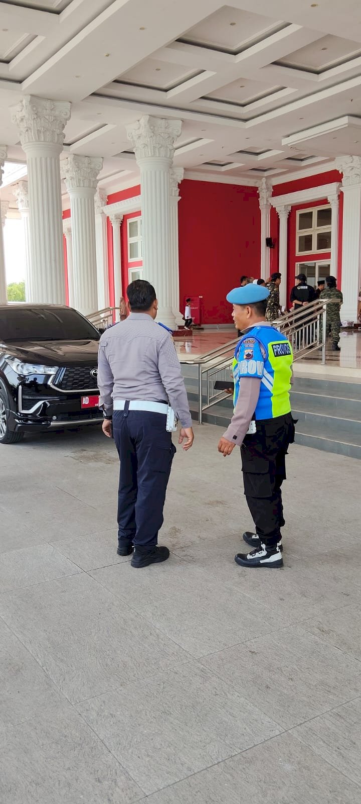 Kentut Laporkan Pengawalan AD 1 TRC Graha Bung Karno Aman Lancar!