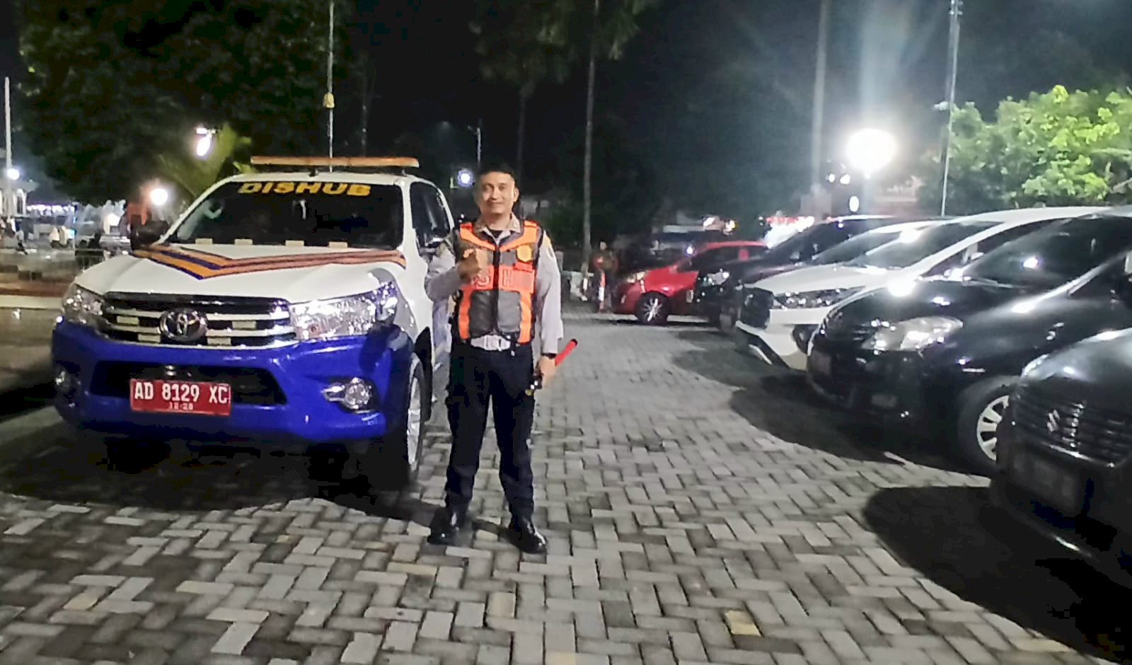 Menjaga Khidmat, Tim Dishub Klaten Amankan Pengajian Isra Mi'raj Masjid Al-Aqsha