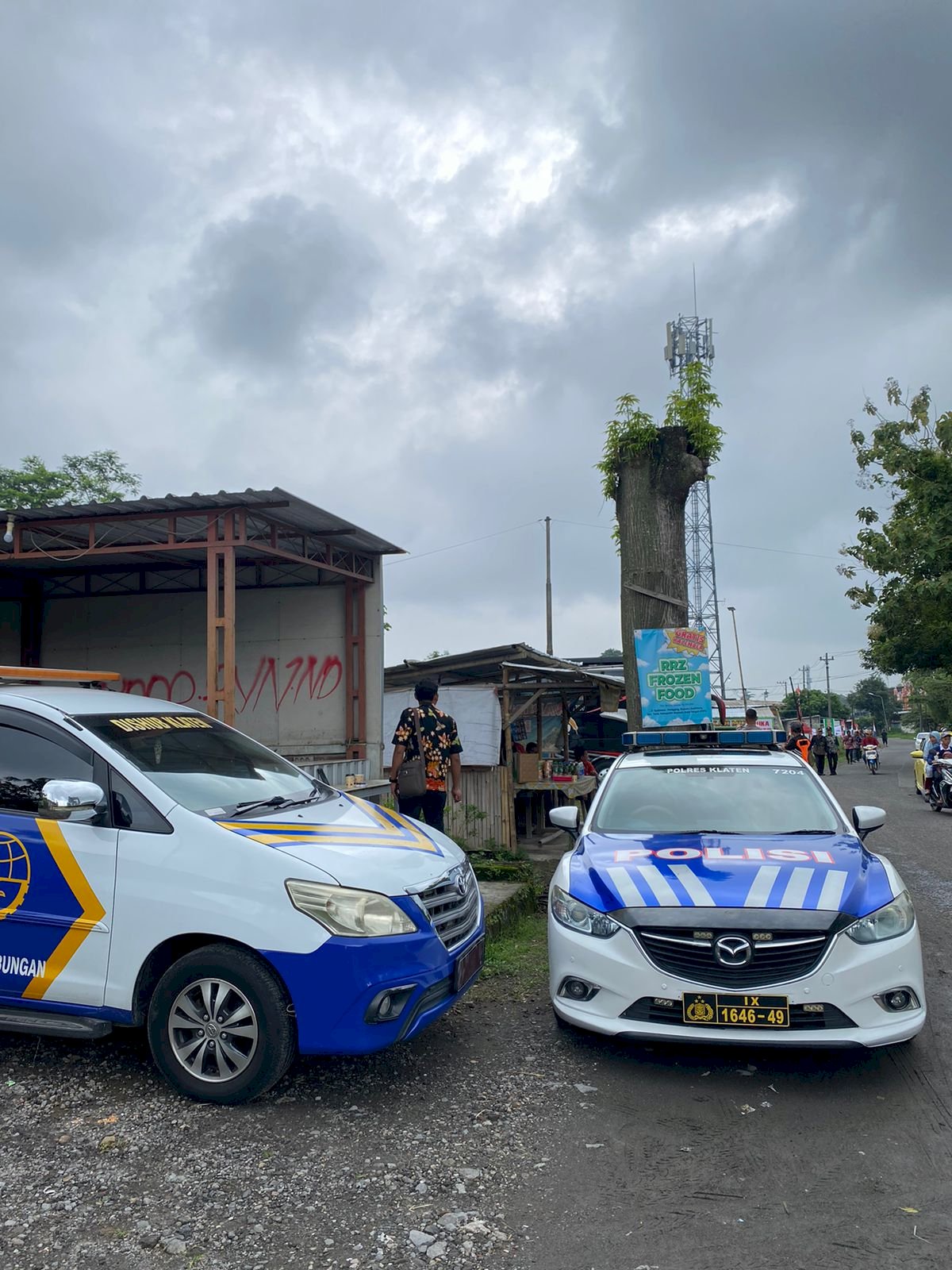 Lancar dan Aman! Tim Patroli Dishub Klaten Amankan Pengawalan Rombongan Perangkat