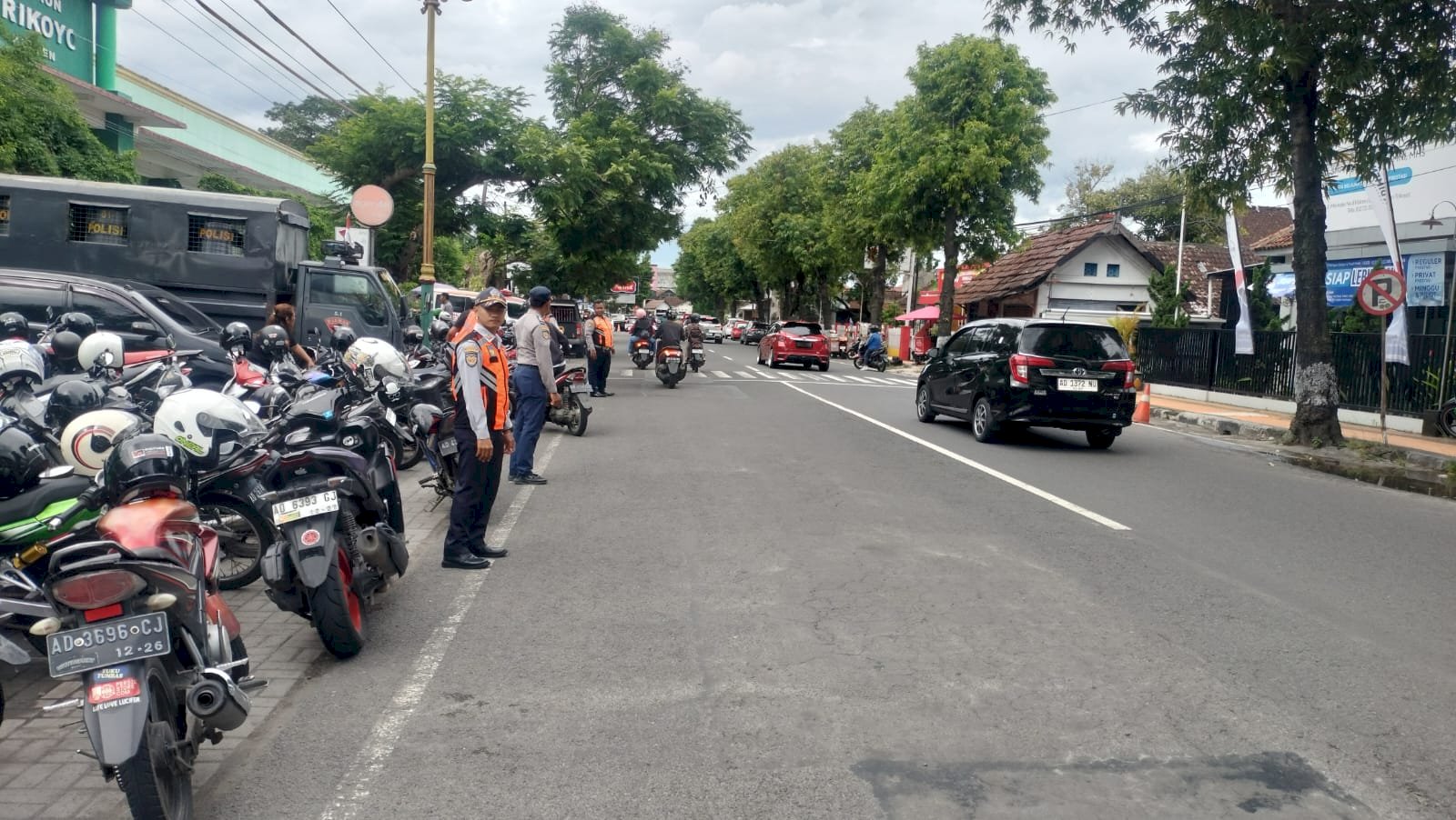 Sat-Set Aman! Dishub Klaten Atur Lalu Lintas PSIK vs PSB Demak Liga 4 Lancar Sempurna