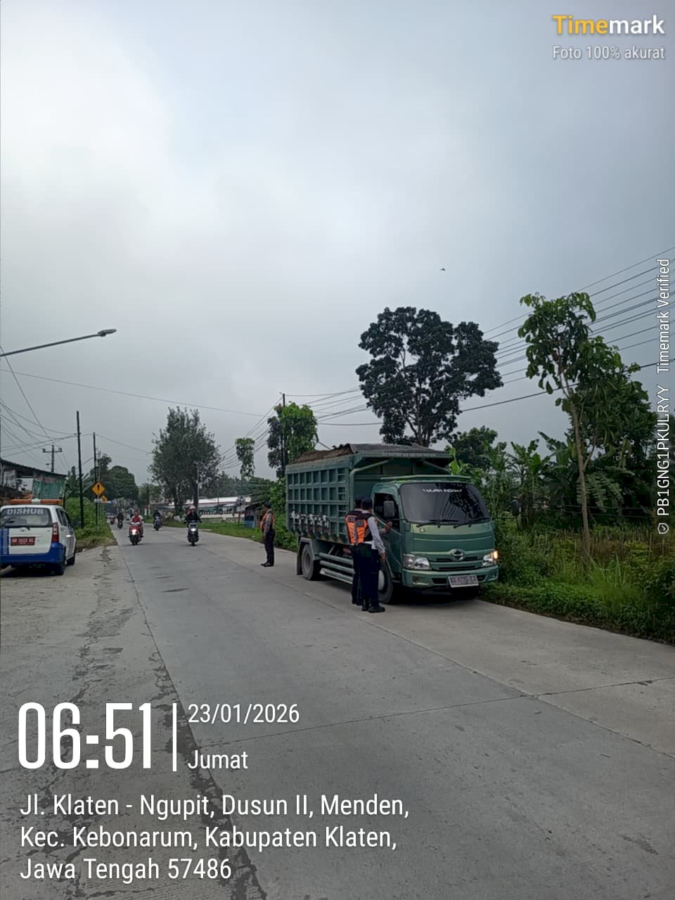 Pengawasan Angkutan Galian C di Pokoh-Menden-Kebonarum, Klaten - Dishub Klaten