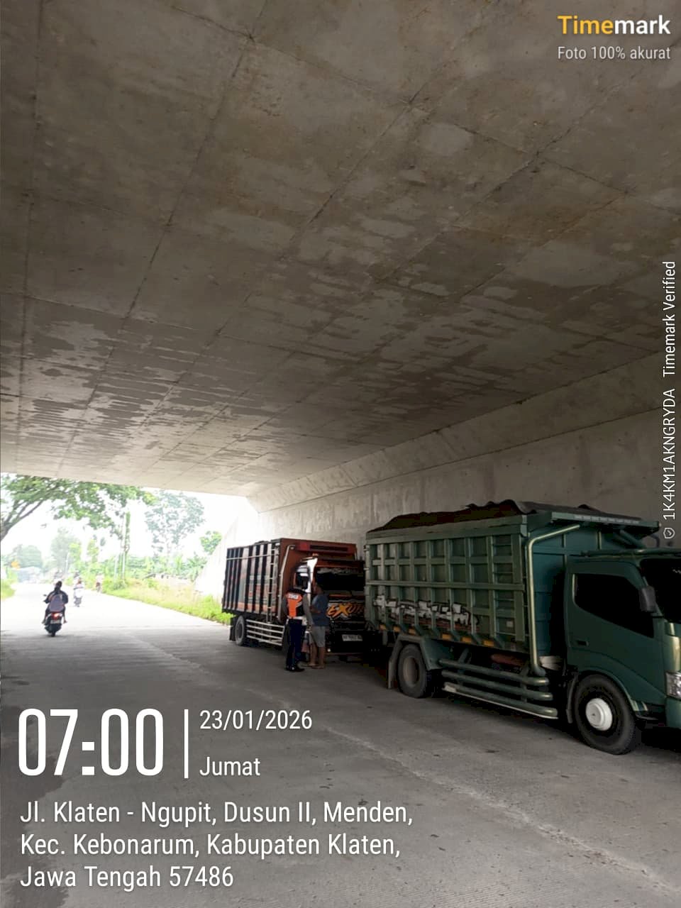 Pengawasan Angkutan Galian C di Pokoh-Menden-Kebonarum, Klaten - Dishub Klaten