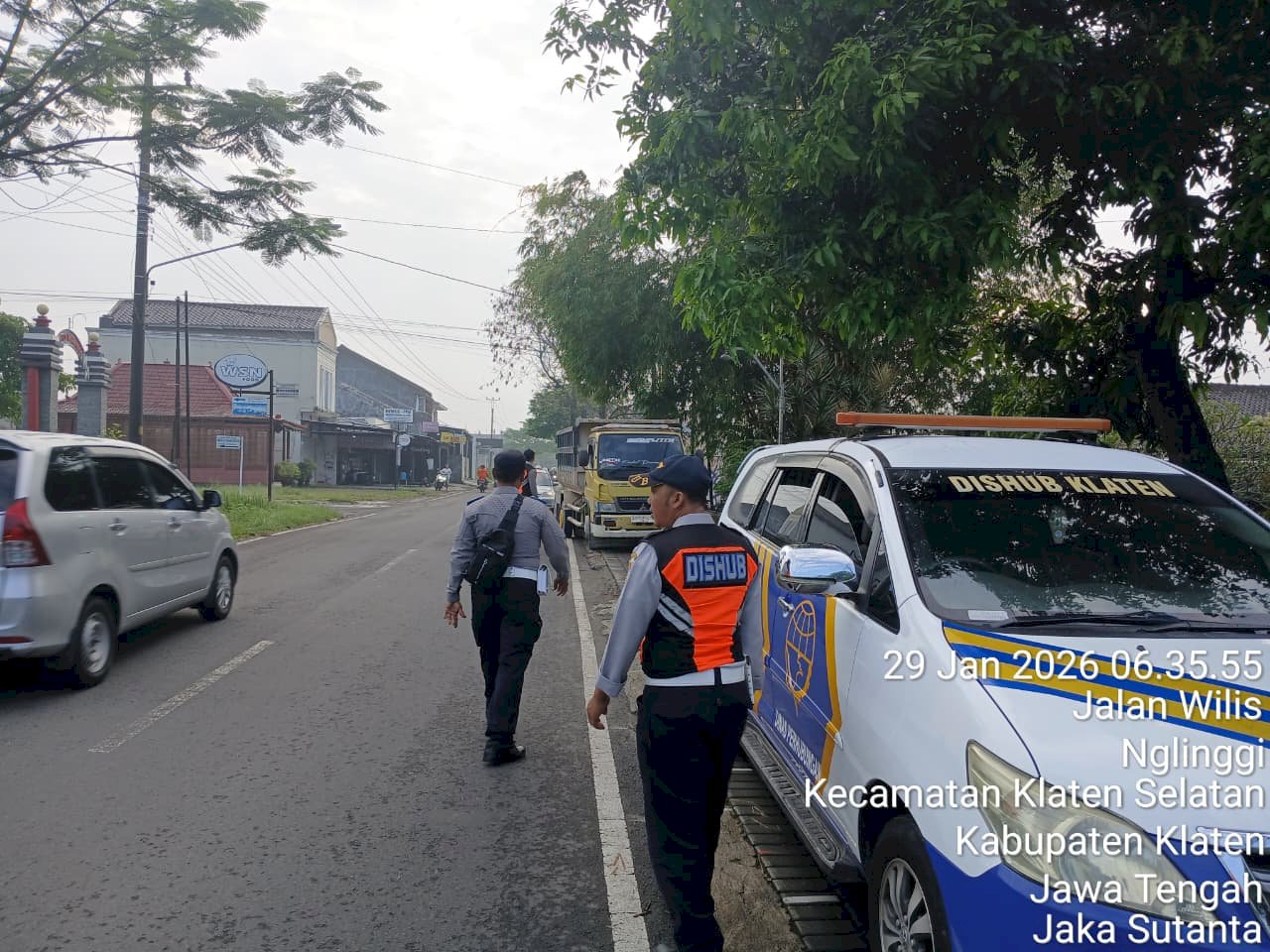Penertiban Truk Golongan C Jam Sekolah di Gayamprit, Respons Cepat Dishub Klaten terhadap Aduan Warga