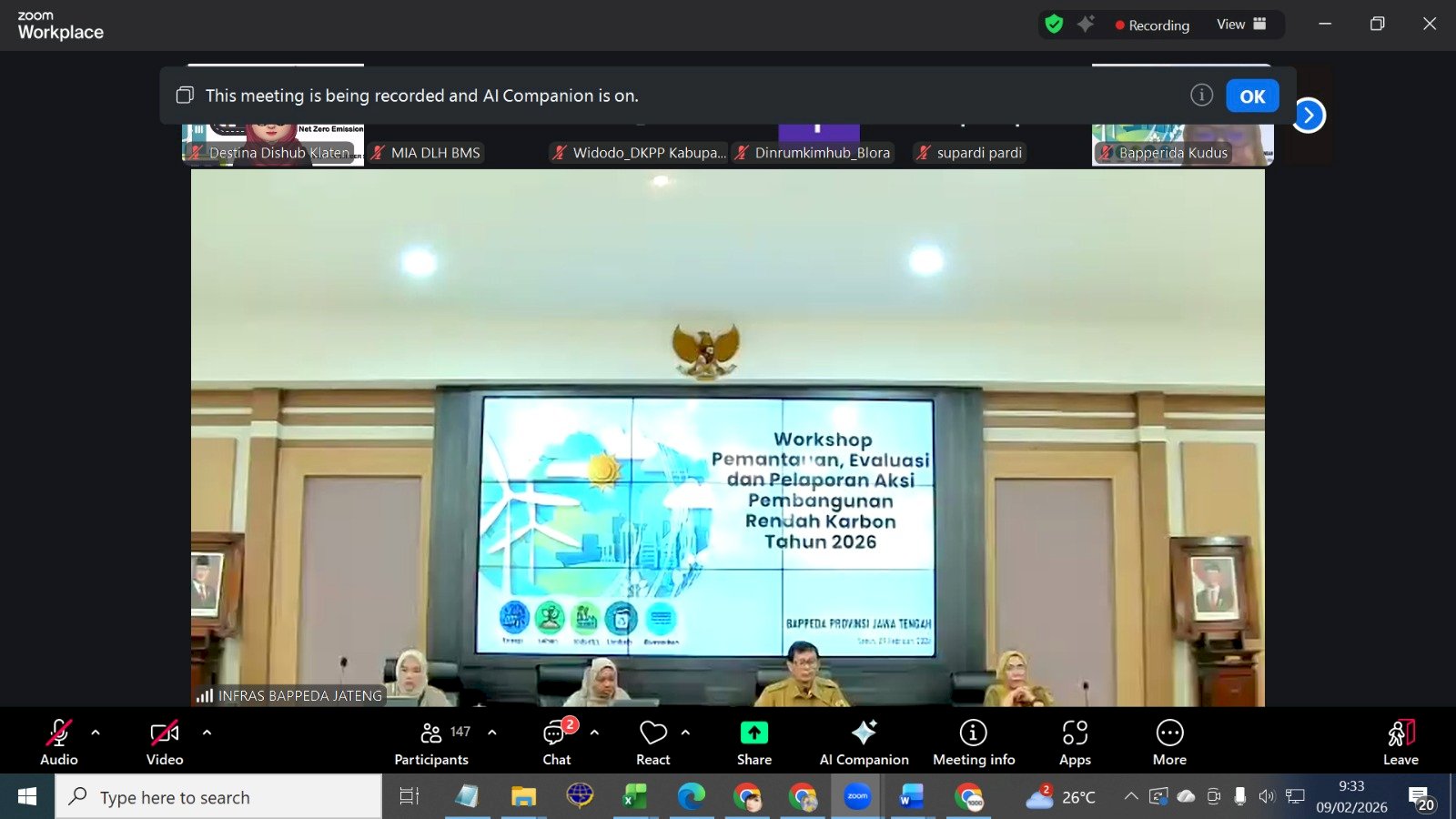 Dishub Klaten Ikut Workshop AKSARA 2026 , Aksi Nyata Kurangi Emisi Karbon Sektor Transportasi