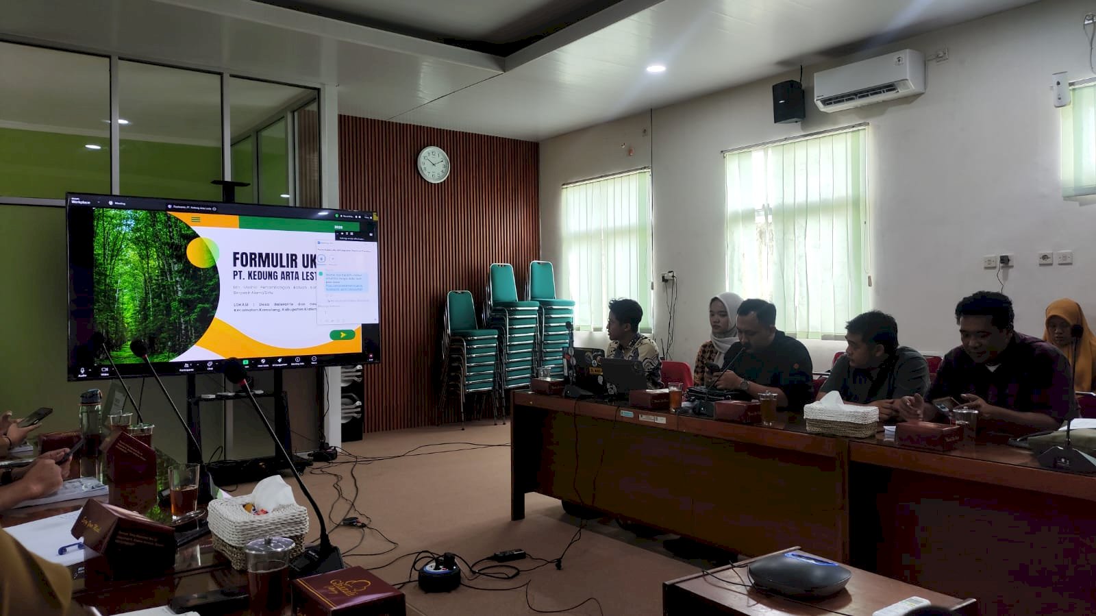 Dishub Klaten Kawal Rapat UKL-UPL Eksplorasi Tambang Sirtu PT. Kedung Arta Lestari di Kemalang