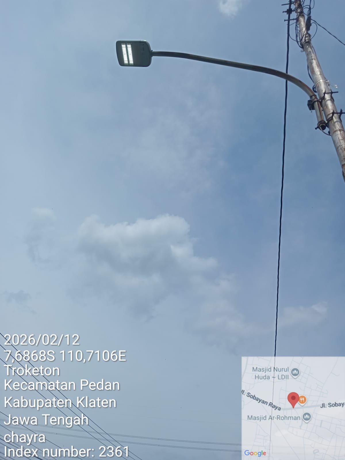 Perbaikan PJU Troketon SMP 2 Pedan , Dari Aduan Sampai "Matur Sembah Nuwun"