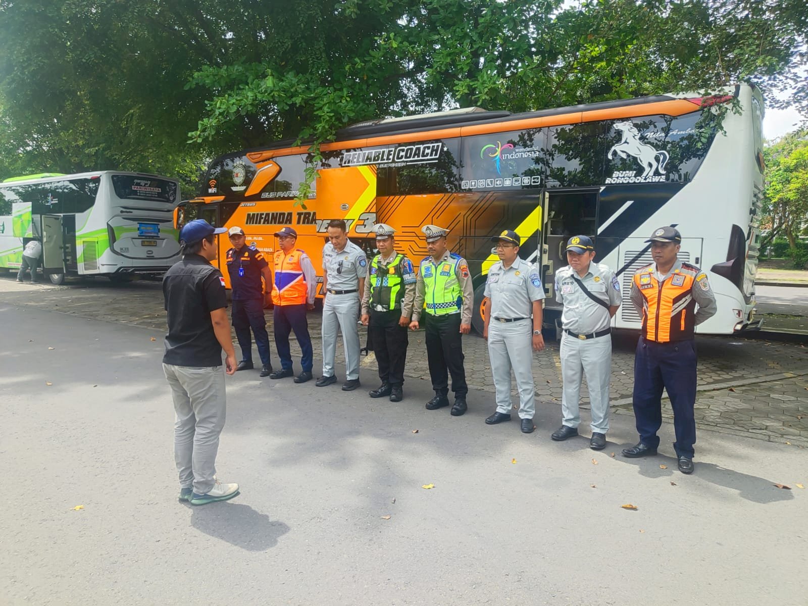 5 Instansi Geruduk Prambanan! Ramp Check Gabungan Jelang Ramadhan, Bus Wisata Dicek Habis-Habisan