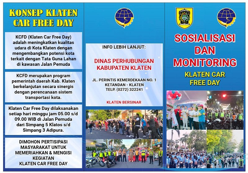 Kadishub Klaten Turun Langsung! Sosialisasi CFD Bareng Dewan di Jalan Pemuda