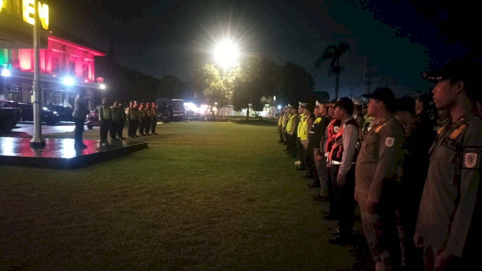 Patroli Gabungan Malam Hari! TNI-POLRI-Dishub-Satpol PP Sisir Titik Rawan Klaten