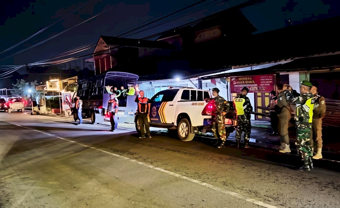 Patroli Gabungan Malam Ramadan! TNI-Polri-Dishub-Satpol PP Sisir 5 Rute Rawan Klaten 