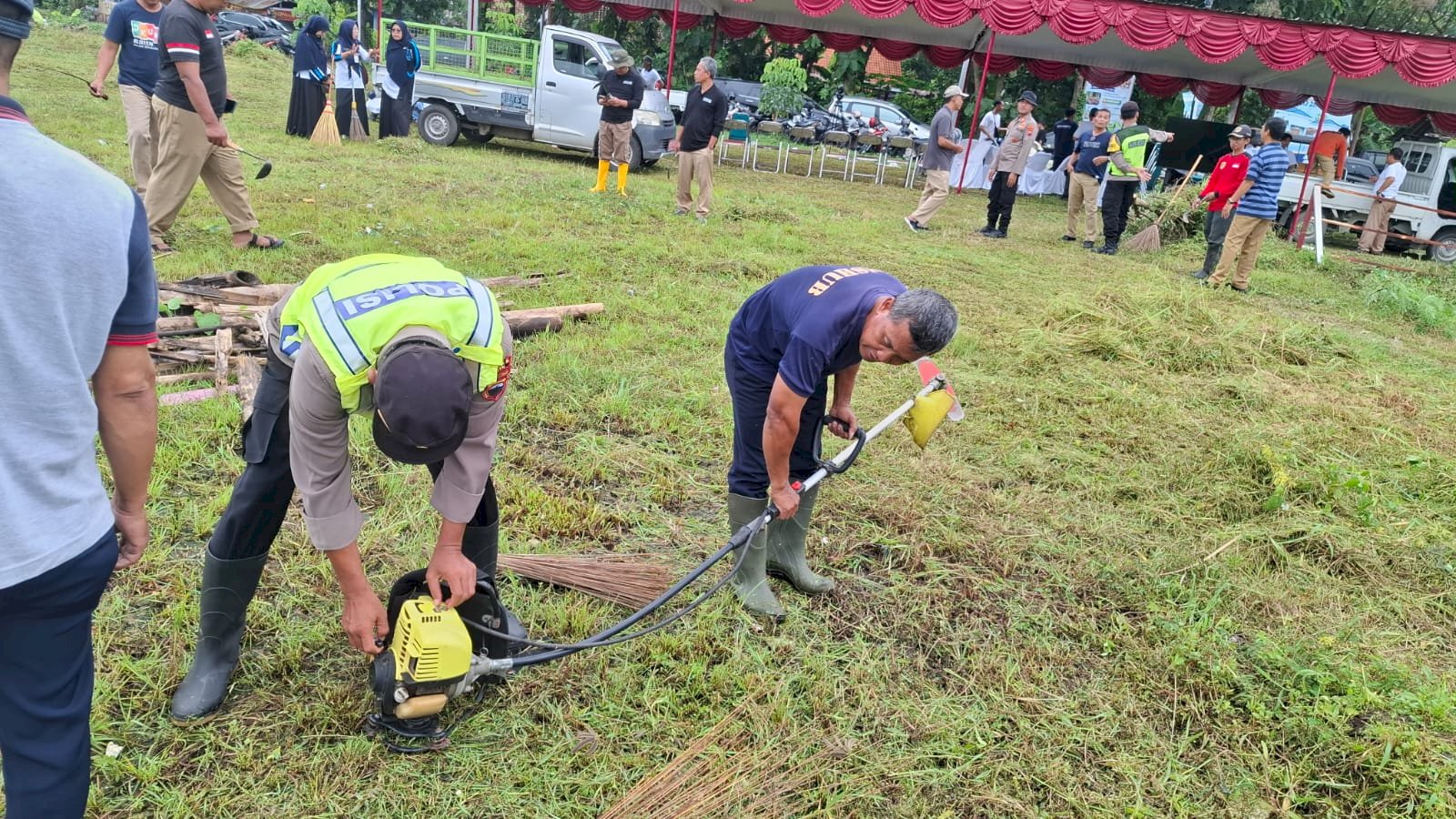 Dishub Klaten Ikut Grebeg Sampah Bareng Gubernur Jateng di Rowo Jombor, Bukti Nyata Gerakan Jateng ASRI!