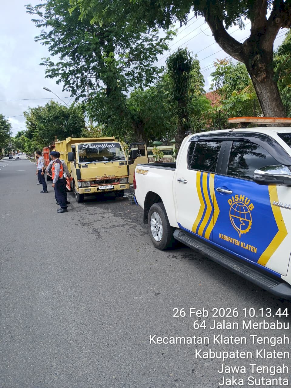 Warga Lapor Lewat WA, Dishub Klaten Langsung Gerak! 4 Truk Galian C Ditindak di Jalur Dalam Kota