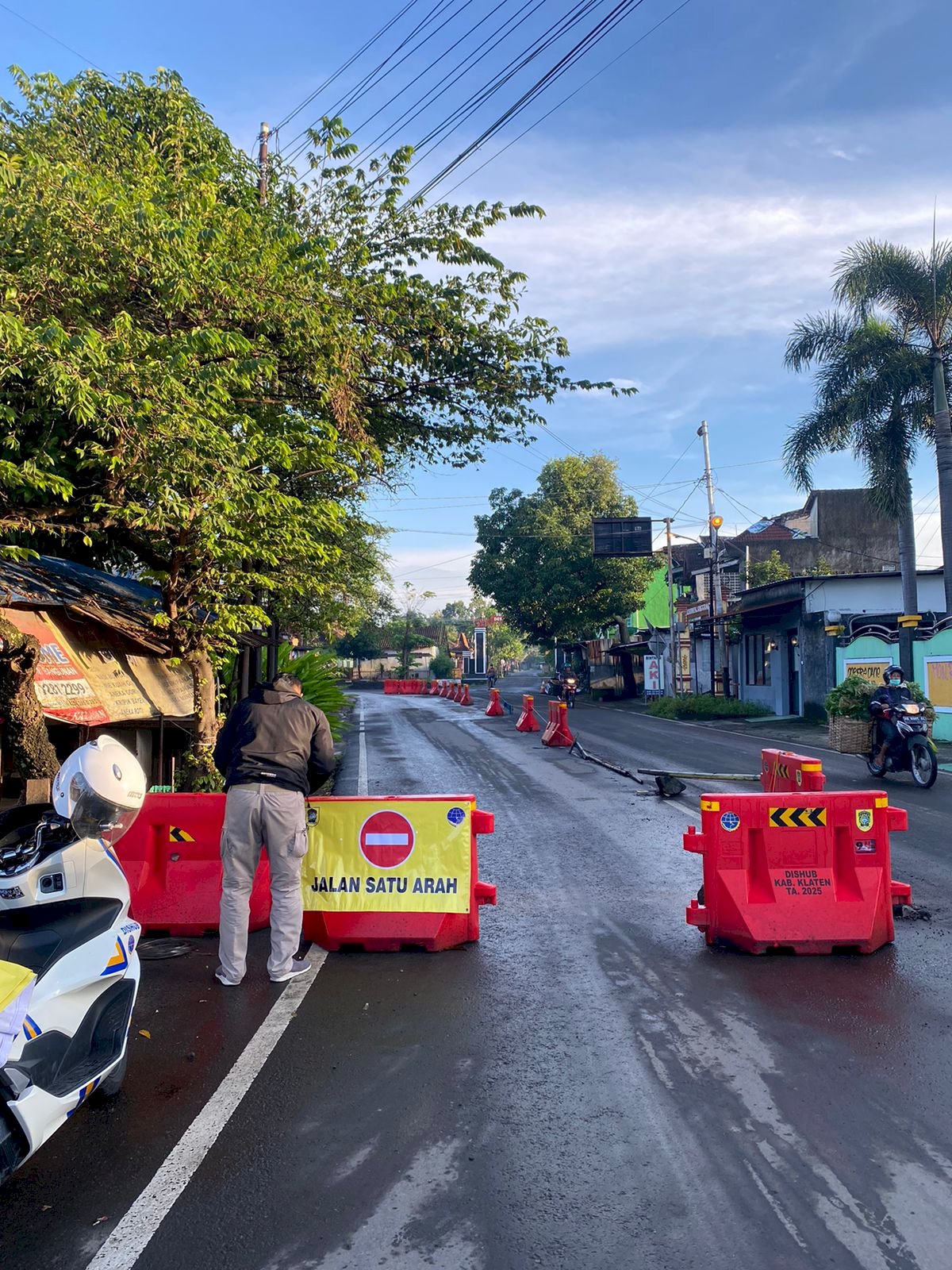 Resmi! Jl. Mayor Sunaryo Klaten Kembali Searah , Kadishub Turun Langsung ke Jalan