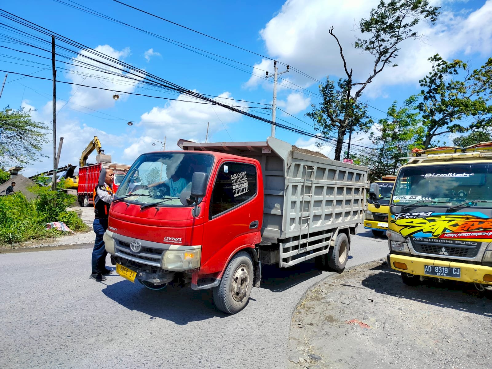 Sosialisasi Pembatasan Angkutan Galian Gol C Lebaran 2026, Dishub Klaten Turun ke 4 Titik Ruas Jalan
