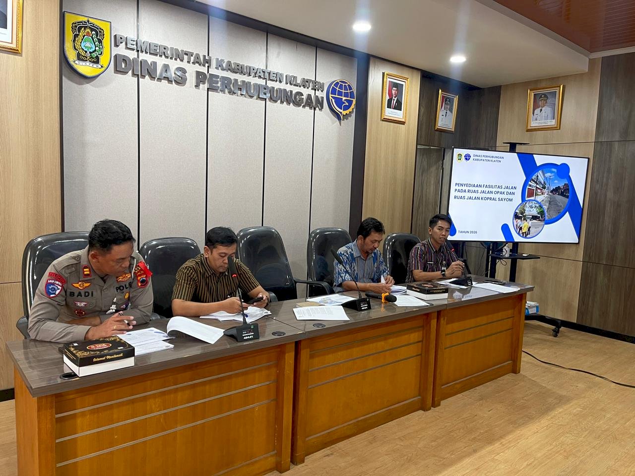 Forum Lalu Lintas Bahas Perlengkapan Jalan RS Tegalyoso dan PT Intan Sejati Klaten 