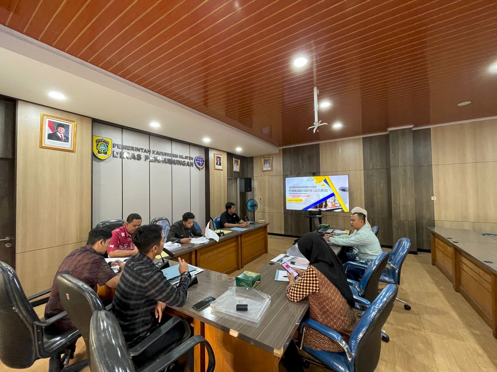 Industri Tumbuh, Lalu Lintas Aman! Dishub Klaten Gelar Sidang Andalalin PT. Nusa Karya Plasindo di Ceper