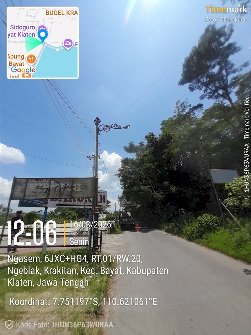 Perbaikan PJU Sidoguro Rowo Jombor - Dishub Klaten Servis Jaringan Bawah Short