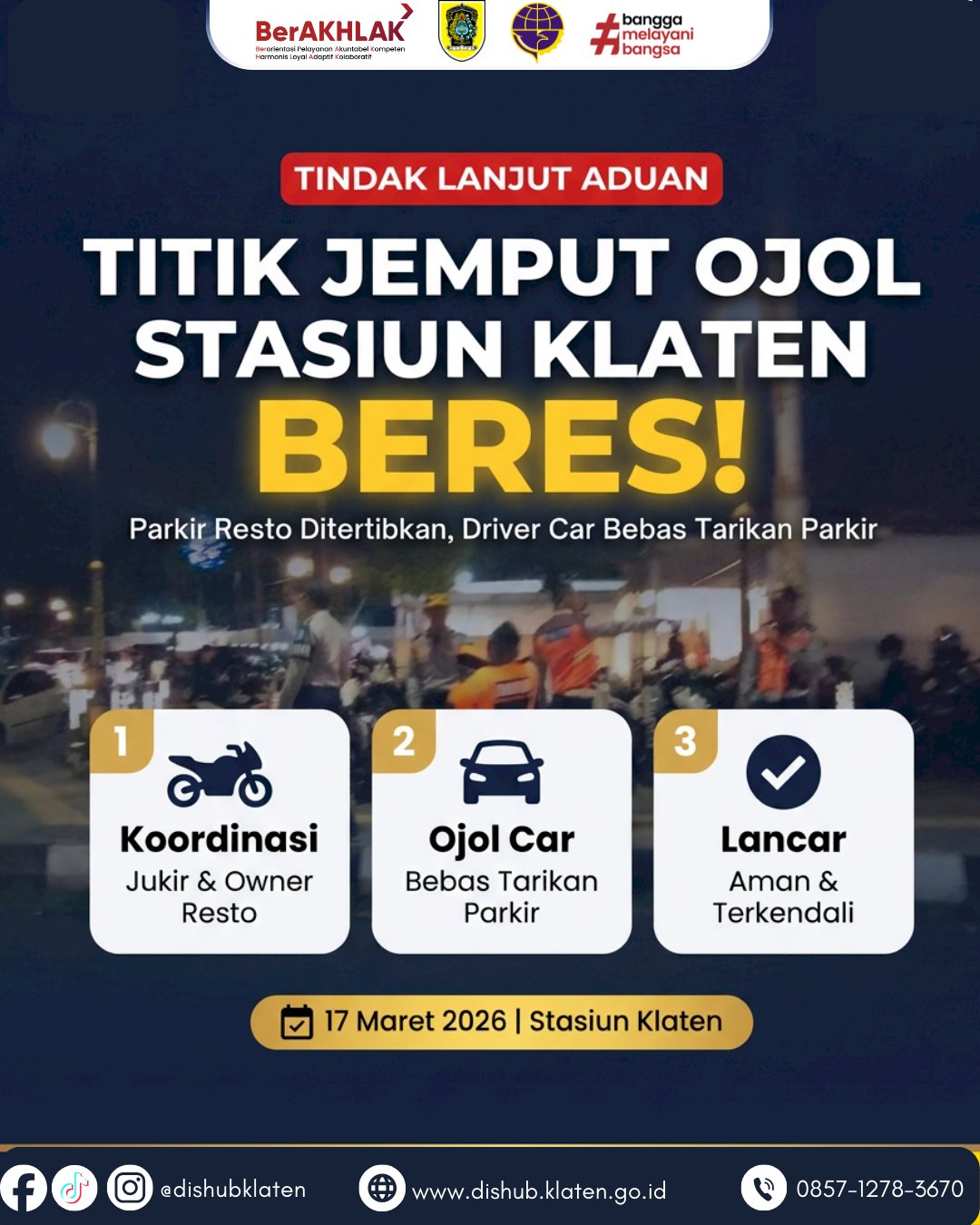  Titik Jemput Ojol Stasiun Klaten Diserobot Parkir Resto? Dishub Klaten Langsung Turun Tindak Lanjuti!