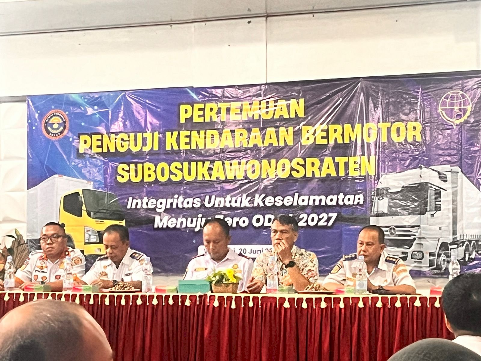 Komitmen Wujudkan Zero ODOL 2027, Dishub Klaten Hadiri Pertemuan Rutin Penguji se-Subosukawonosraten di Wonogiri