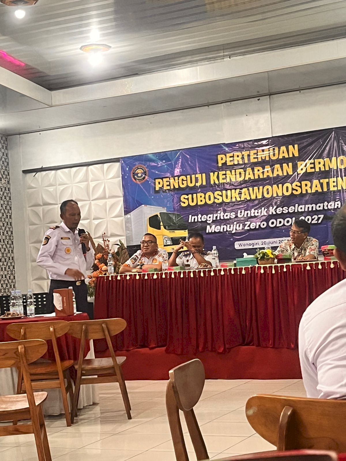 Komitmen Wujudkan Zero ODOL 2027, Dishub Klaten Hadiri Pertemuan Rutin Penguji se-Subosukawonosraten di Wonogiri