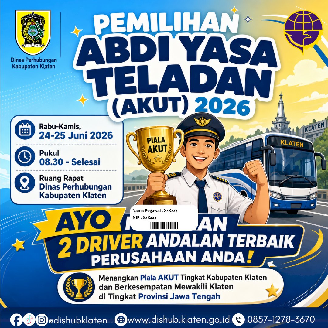 Sopir Terbaik Klaten Diburu, Ini Alasannya
