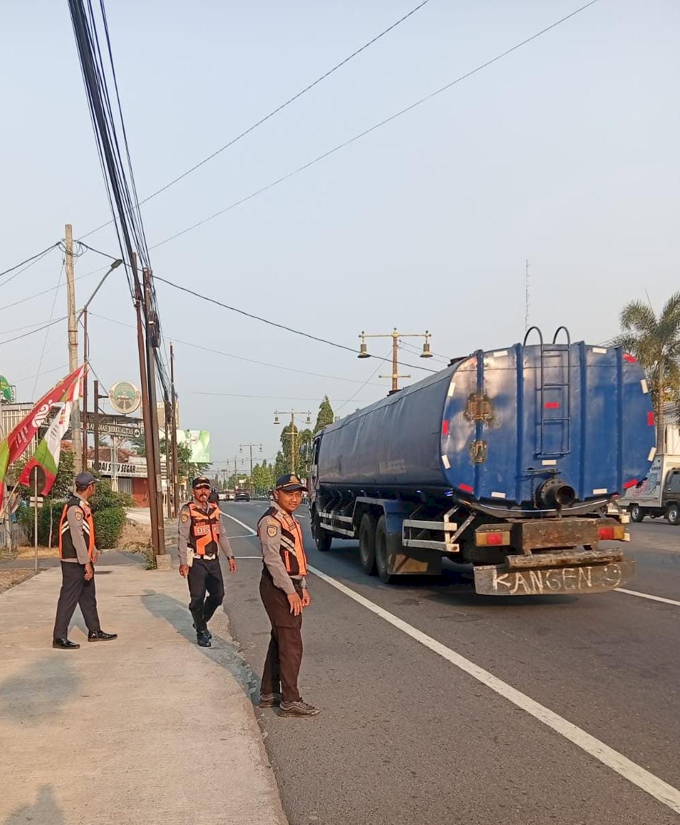 8 Truk Galian Distop Dishub Klaten Pagi Ini