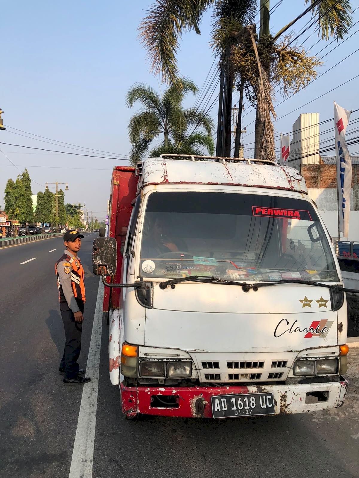 8 Truk Galian Distop Dishub Klaten Pagi Ini