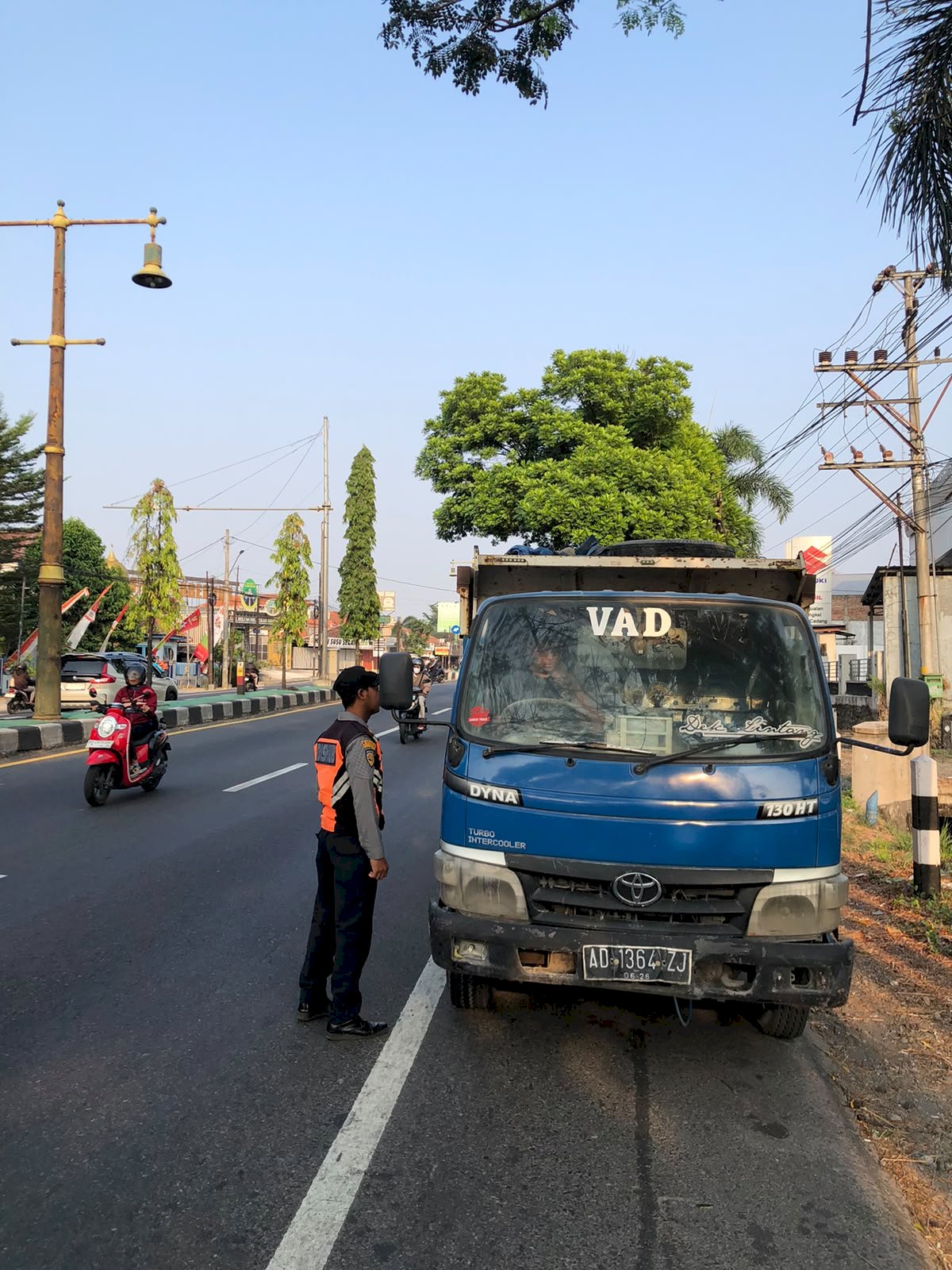 8 Truk Galian Distop Dishub Klaten Pagi Ini