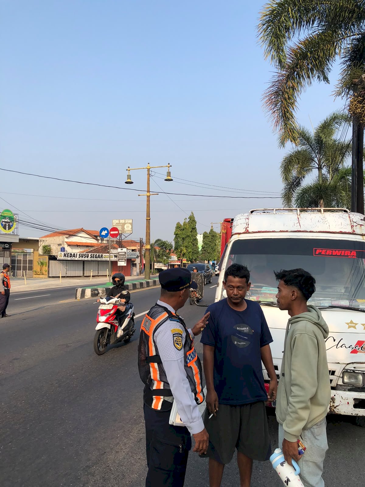 8 Truk Galian Distop Dishub Klaten Pagi Ini