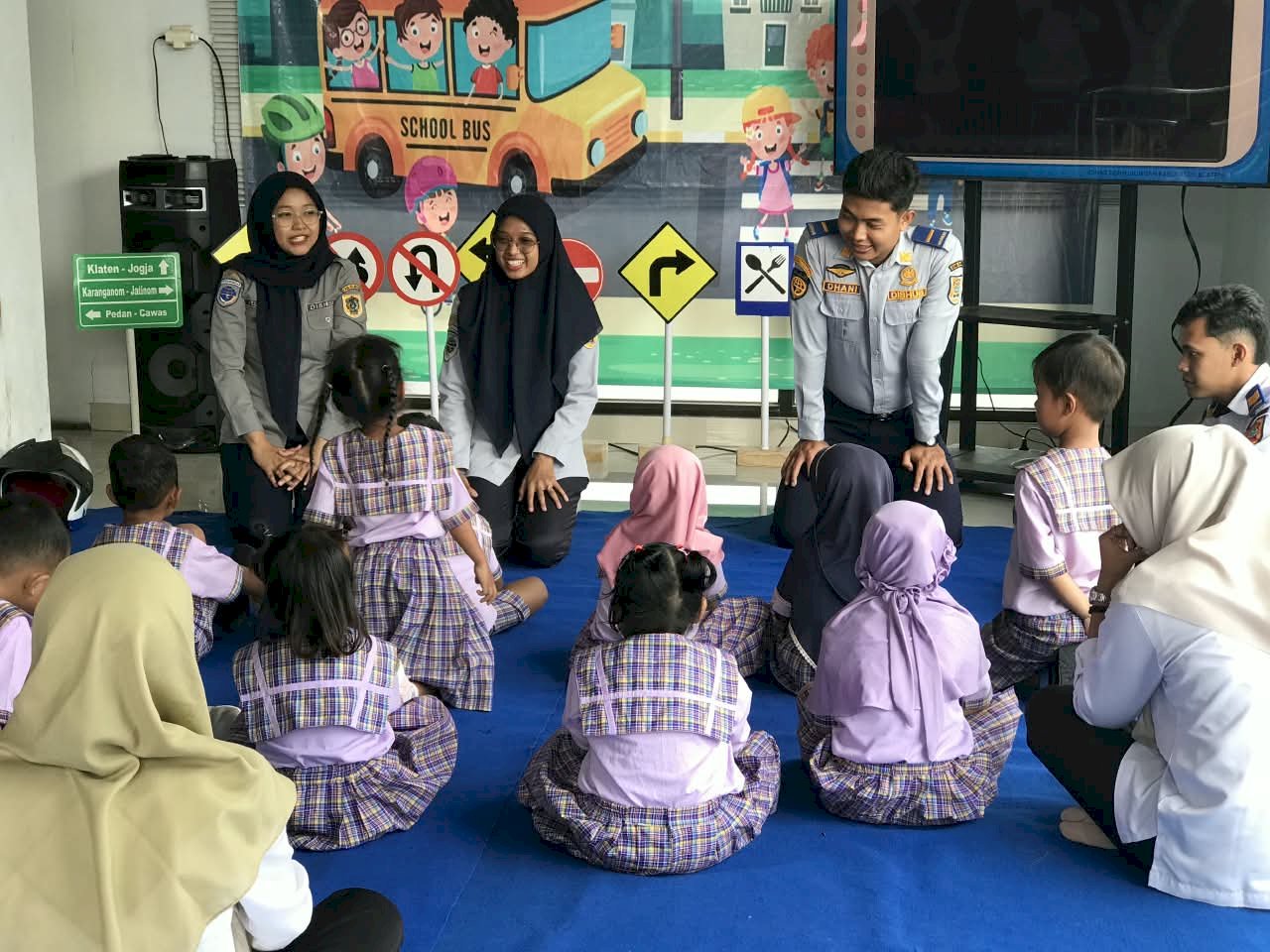 Serunya 13 Siswa TK Jajal CC Room Dishub Klaten
