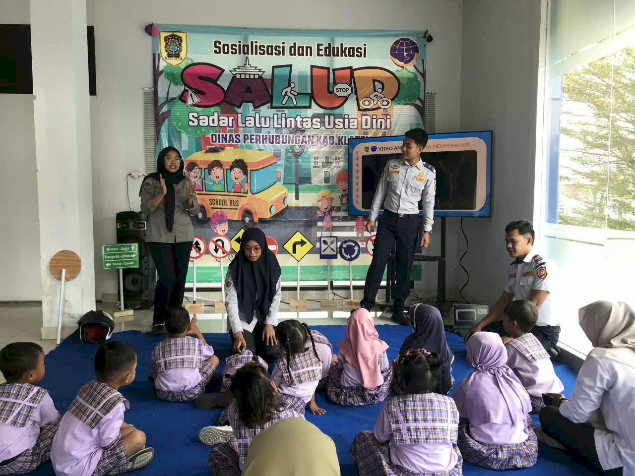 Serunya 13 Siswa TK Jajal CC Room Dishub Klaten